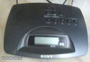 Radio despertador Sony como novo