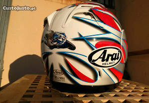Raro capacete Arai RX-7RR4 Haga serie limitad Novo