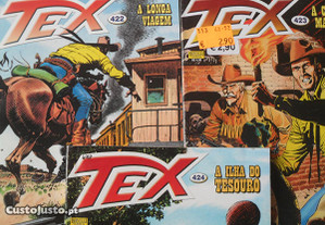 TEX 422 423 424 Editora Mythos Bonelli Comics BD Western Banda Desenhada