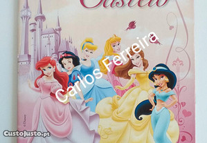 Caderneta Princesas Disney Convite para o Castelo