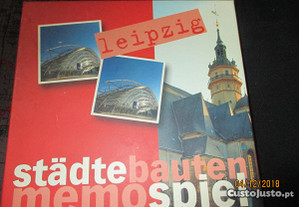 Jogo de memória de cidades e monumentos- Leipzig