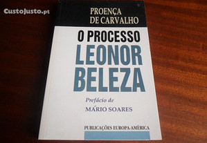 "O Processo Leonor Beleza" de Daniel Proença de Carvalho - 2ª Edição de 1996