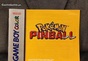Pokemon Pinball Booklet Gameboy eraRetro