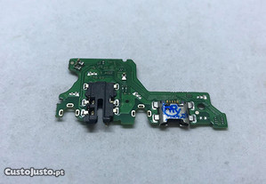 Conector de carga Micro USB com microfone para Huawei P40 Lite E / Huawei Y7p (2020)
