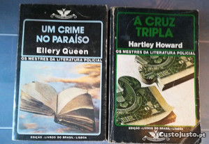Conjunto de 2 livros Policiais de bolso