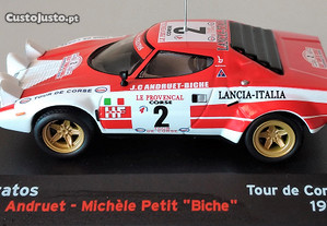 Miniatura 1:43 Lancia Stratos Tour de Corse 1974 Jean-Claude Andruet 