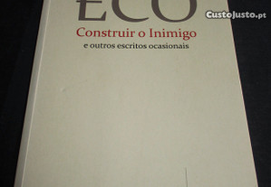 Livro Construir o Inimigo e outros escritos ocasionais Umberto Eco