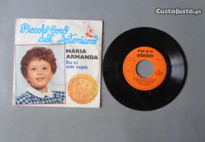 Disco vinil single - Maria Armanda - Eu vi um sapo
