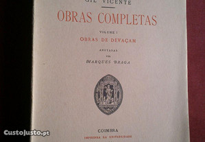 Marques Braga-Gil Vicente:Obras Completas-Coimbra-1933