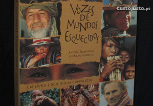 Livro Vozes de Mundos Esquecidos Música Tradicional Dos Povos Indígenas Livro e 2 Cd's