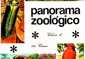Caderneta Panorama Zoológico 1978 Completa com 250 cromos