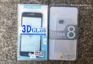 Película de vidro temperado completa iPhone 7 / 8