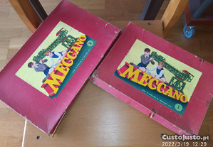 pack Meccano nº1 & nº2 incompleto com manual (vintage/em francês)