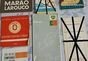 7 Mapas Portugal, Lisboa, Castelo, Porto, Marão