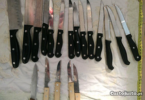 Conjunto de 20 facas de cozinha