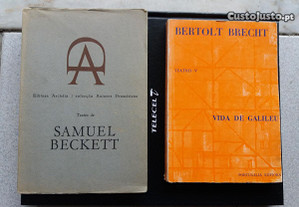 Obras de Samuel Beckett e Bertolt Brecht