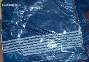 Cortinas Azuis com Estampados Brancos (1,40 x 2,50