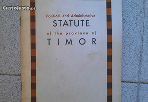Political and Administrative Statute of the Province of Timor (portes grátis)