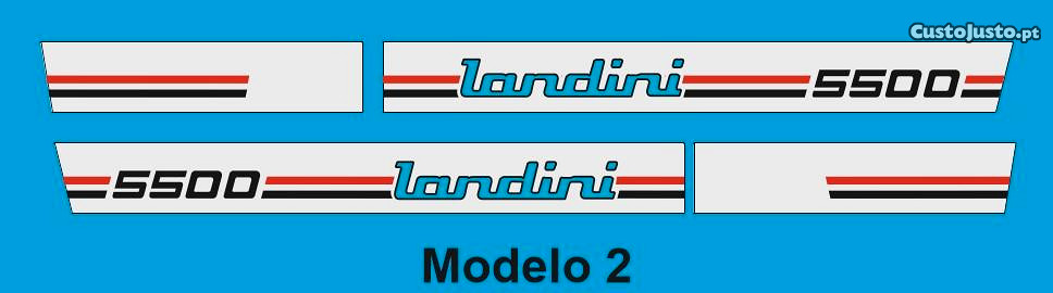 Kit autocolantes Landini 5500 - rodas