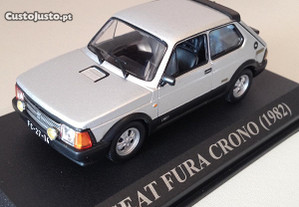 Miniatura 1:43 SEAT FURA CRONO (1982) Colecção Queridos Carros Anos 80 / 90 | Matricula Portuguesa