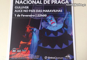 Postal: Teatro Negro Nacional de Praga