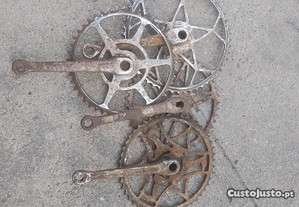 Bicicleta pasteleira lote de pedaleiras inglesas antigas