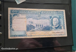 Nota 1000 escudos Angola 1962