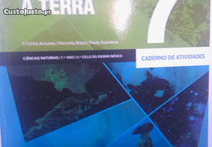 3 livros Ciências Naturais 7º Descobrir a Terra