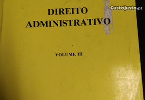 Livro Direito Administrativo - Volume III