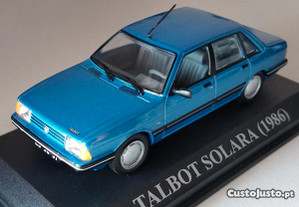 Miniatura 1:43 TALBOT SOLARA (1986) Colecção Queridos Carros Anos 80 / 90 | Matricula Portuguesa