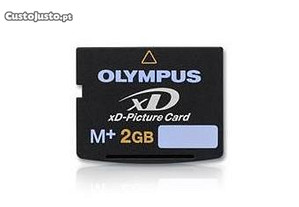 Cartão Olympus xD-Picture Tipo M+ 2GB - Novo