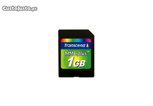 Cartão de Memória MMC Plus Transcend 1GB - Novo