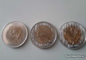 Lote de 3 moedas de 100 escudos BNC