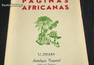 Livro Páginas Africanas Wenceslau de Moraes 1ª edição Tiragem especial