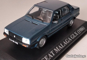 Miniatura 1:43 SEAT MALAGA GLX (1986) Colecção Queridos Carros Anos 80 / 90 | Matricula Portuguesa