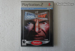 Jogo Playstation 2 - Smack Down Vs Raw