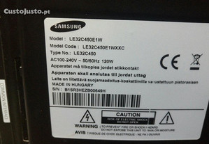 Lcd Samsung le32c450 para peças