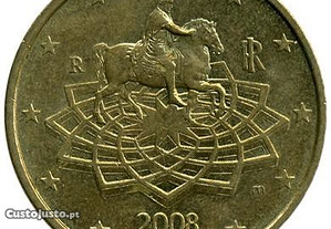 Moeda de Euro - Itália 50 cêntimos 2008