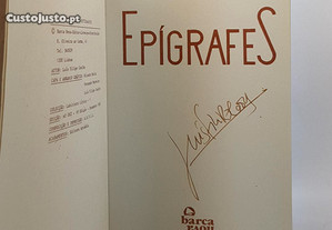 POESIA Luís Filipe Coelho // Epígrafes Autografado