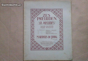Zes Preluden / Six preludes/ Voor Klavier pour piano