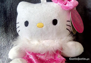 Hello Kitty Peluche 18 cm Marca Sanrio Nova