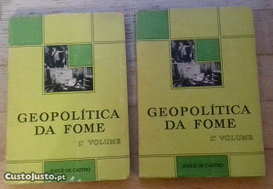 Geopolítica da Fome, II Volumes, de Josué de Castro