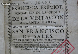 Vida de La Venerable Juana Francisca Fremiot 1684