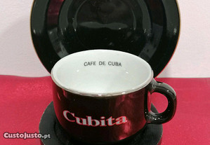 Chávena de café dos Cafés Cubita