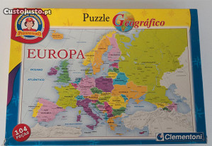 Puzzle Geográfico Europa - 104 peças - Clementoni