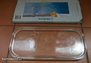 Torteira ou prato para bolo Luminarc rectangular (com caixa)