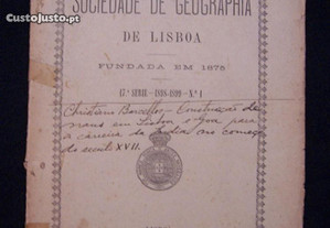 Boletim da Sociedade de Geografia de Lisboa, 17 Série - 1898-1899 - Nº 1
