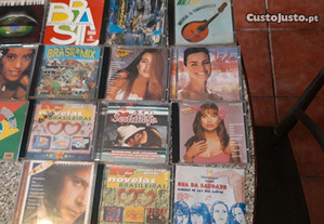 Conjunto de 12 Cds Música Brasileira Diversos