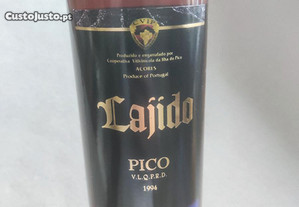 Garrafa de vinho Lajido do Pico 1994