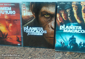 Planeta dos Macacos (1968-2001-2011) Charlton Heston, Tim Burton IMDB: 8.0
